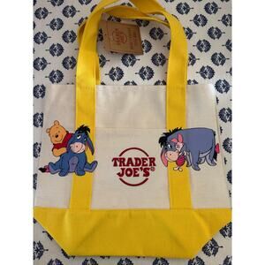 Disney Winnie The Pooh Friends Yellow Custom Made Trader Joes Mini Tote